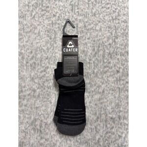 Cuater by TravisMathew Eighteener Men Black Grey Performance Socks 4MR236 OSFA
